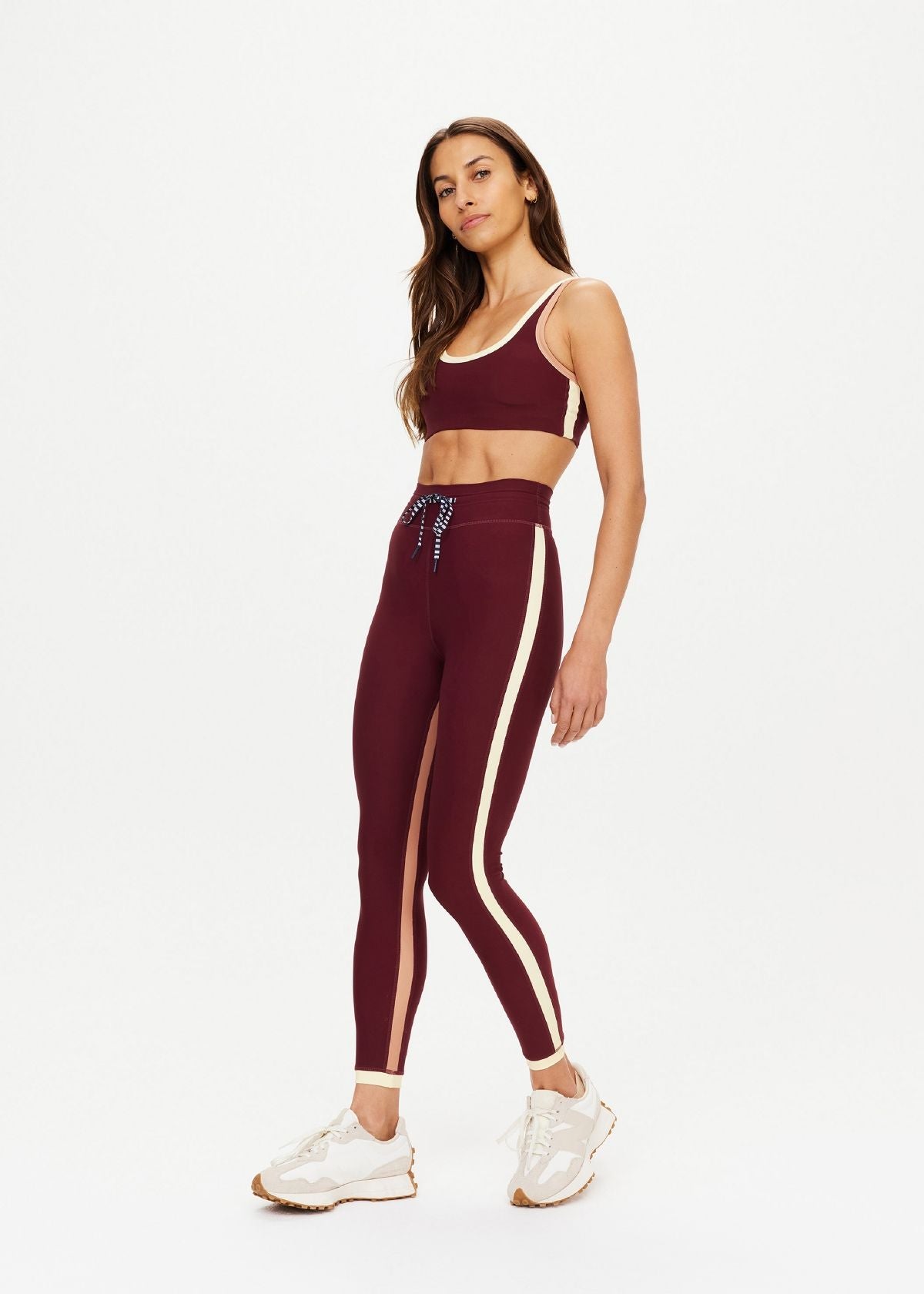 The Upside - Trail 25in Midi Pant in Bordeaux