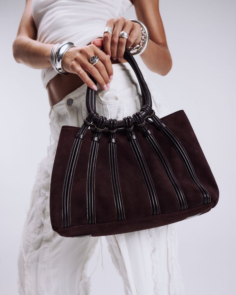 Sesa Studios - The Sloane in Cocoa Suede + Leather