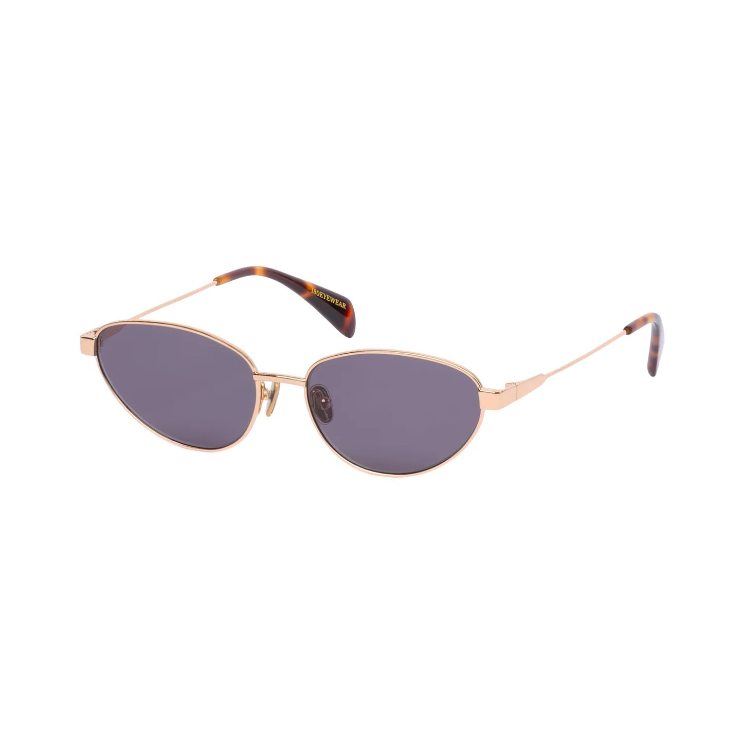 180EYEWEAR- Zephyr in Gold + Black Lens