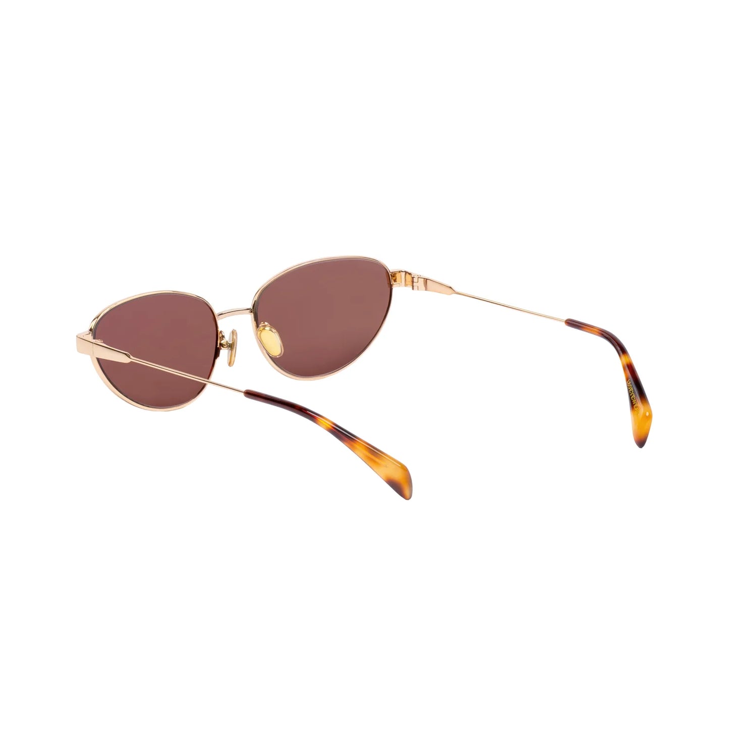 180EYEWEAR- Zephyr in Gold + Brown Lens