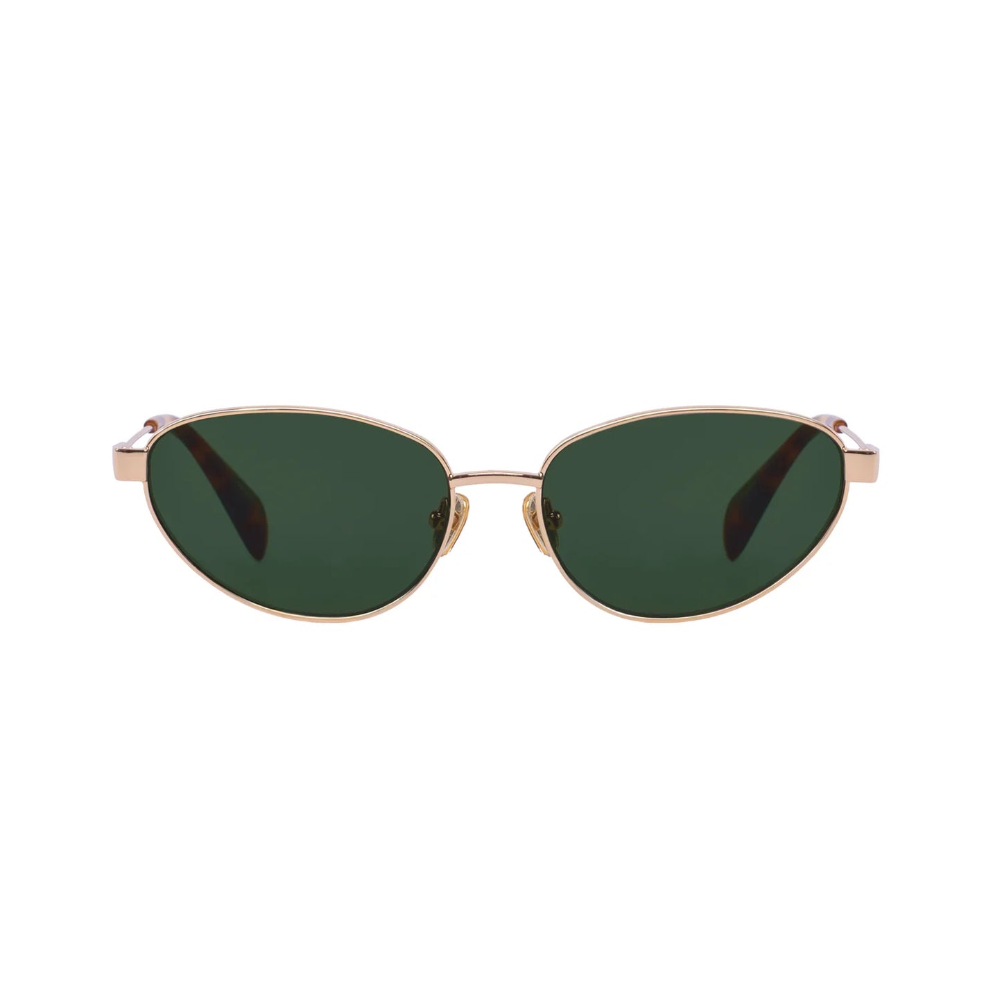 180EYEWEAR- Zephyr in Gold + Green Lens