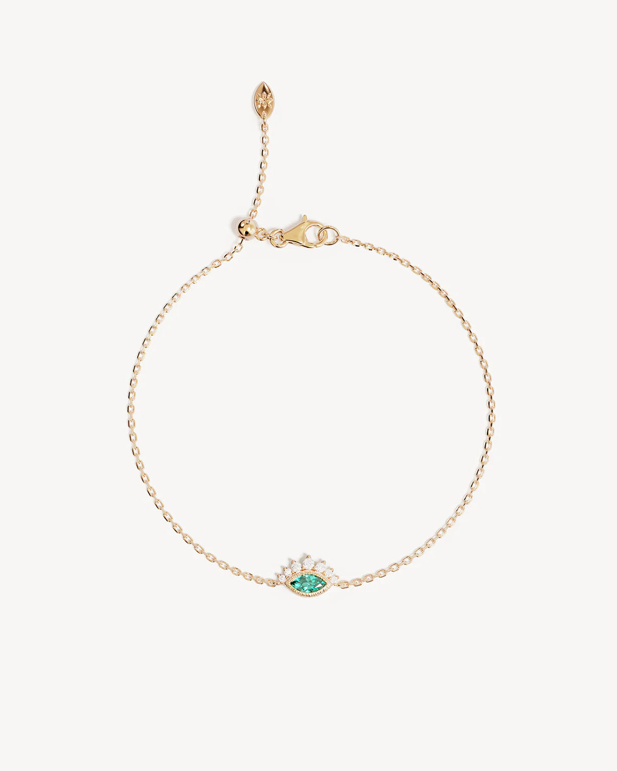 By Charlotte - Hope and Protection Bracelet in Gold