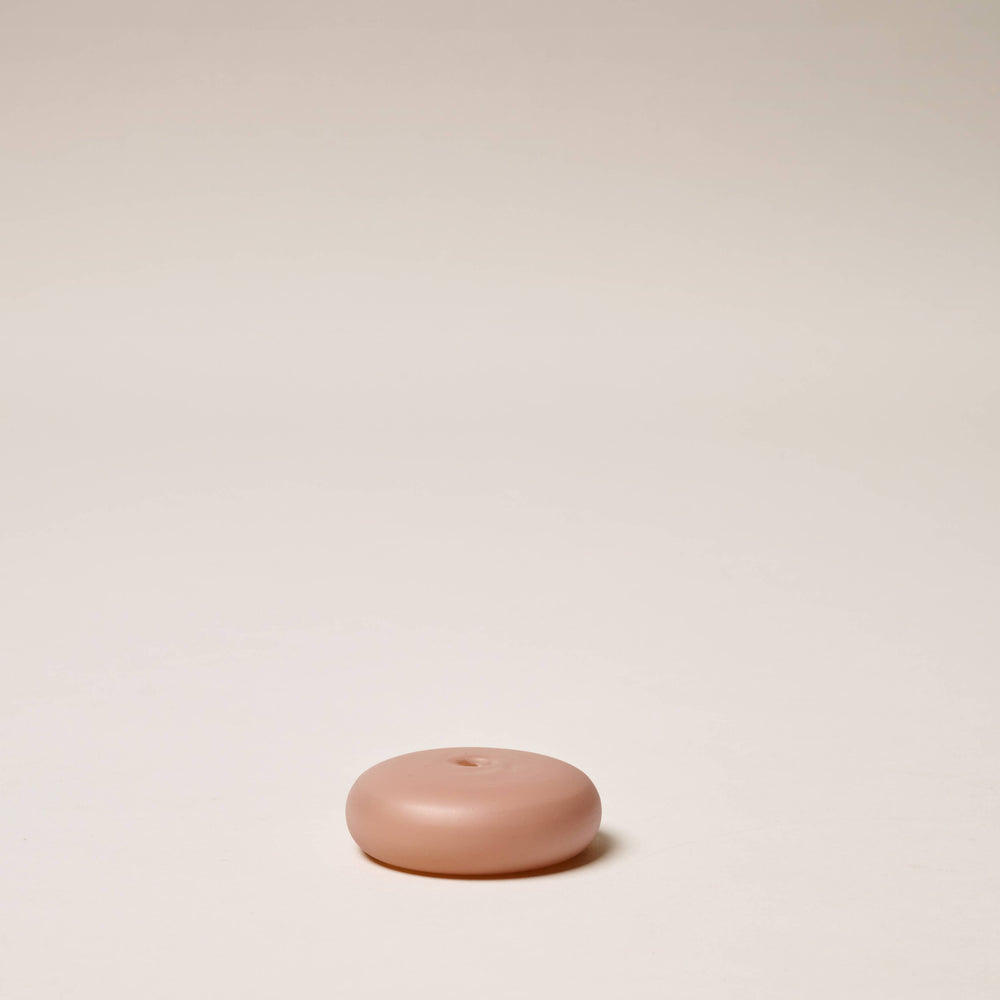 Frosted Glass Holder Small in Brown