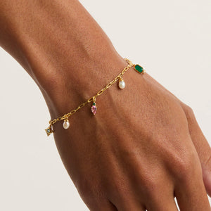 By Charlotte - Connect to the Universe Bracelet in Gold