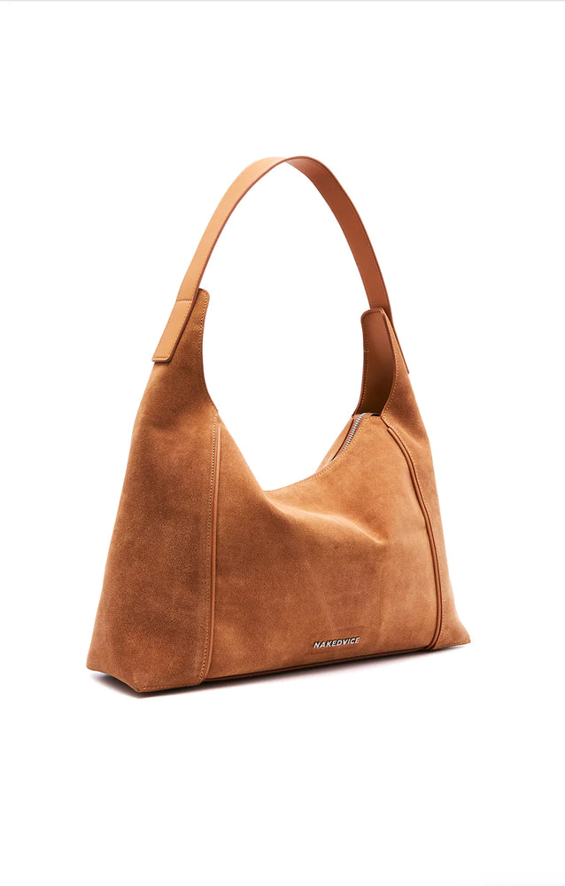 Nakedvice - The Becca in Tan Suede