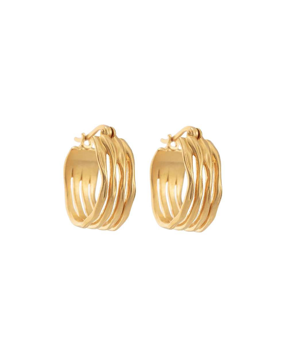 Kirstin Ash - Botanica Hoops in Gold