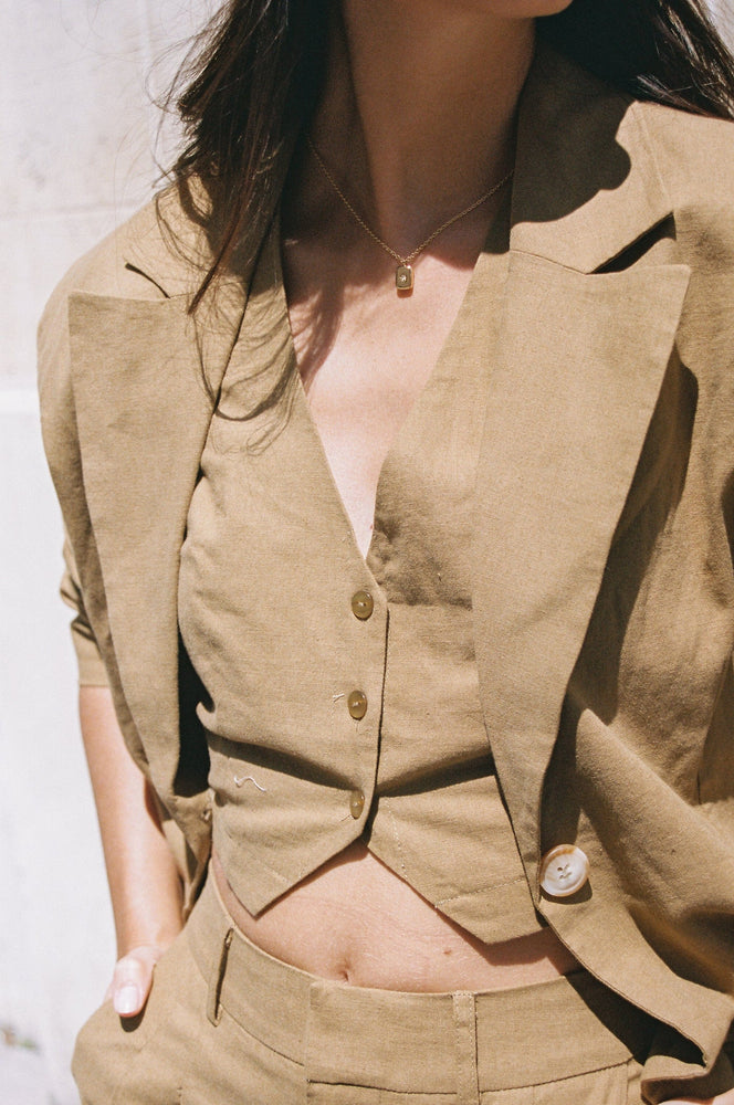 Charlie Holiday - Camilla Vest in Olive