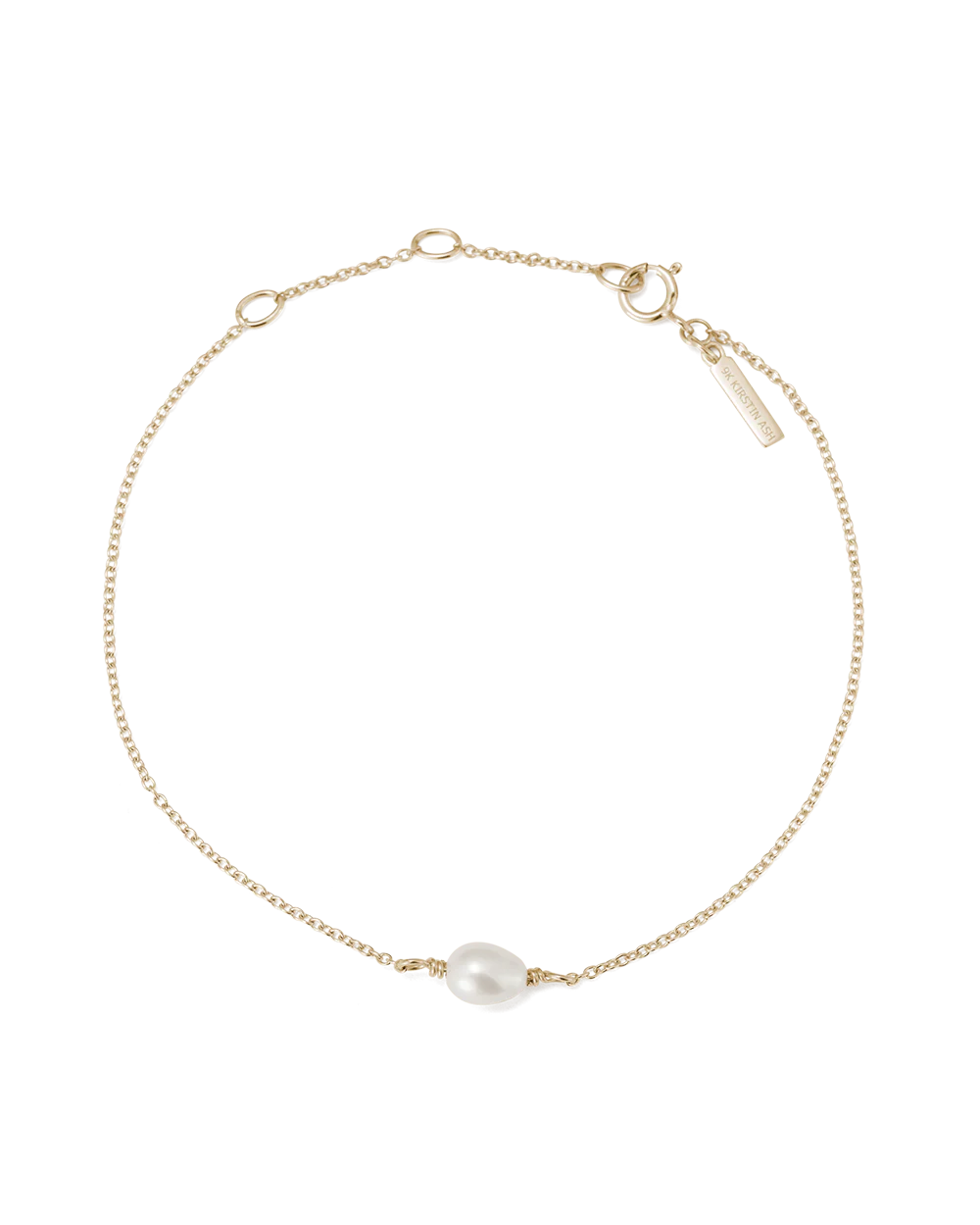 Kirstin Ash - Classic Pearl Bracelet in 9k Solid Gold