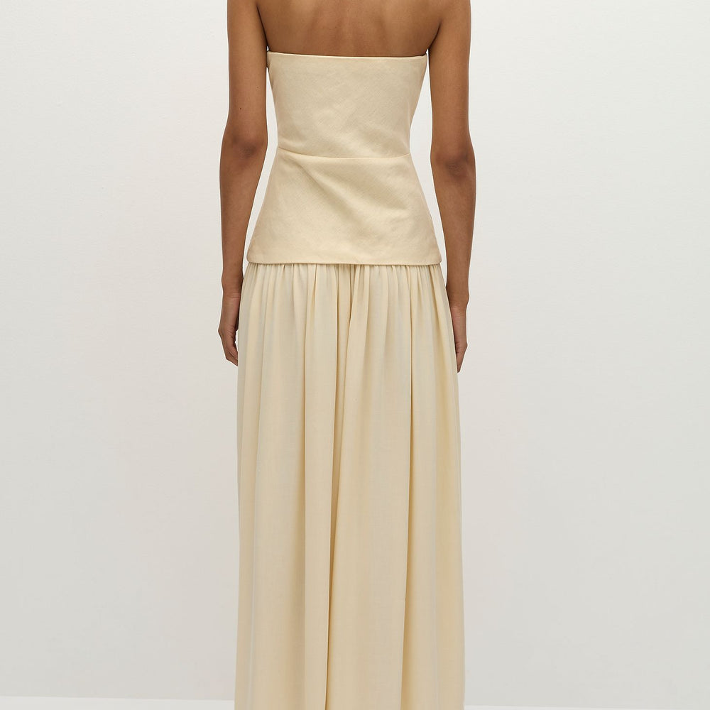 Faithfull The Brand - Hedy Maxi Dress in Butter