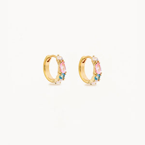 By Charlotte - Cherish Deeply Hoops in Gold