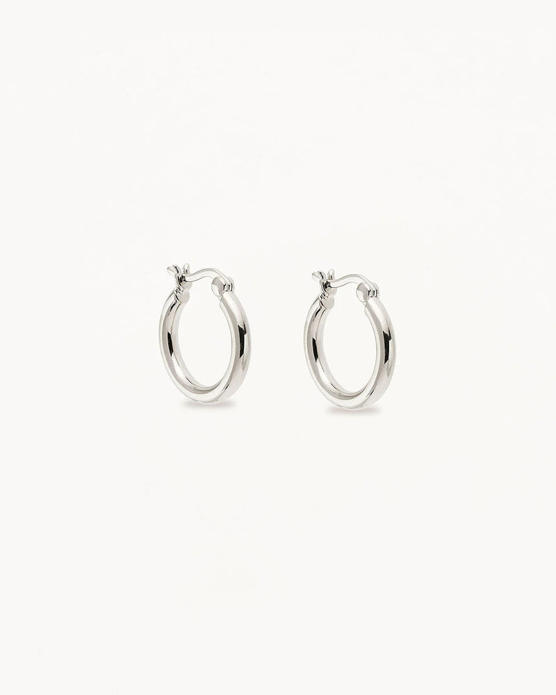 
            
                Load image into Gallery viewer, By Charlotte - Small Sunrise Hoops in Silver
            
        