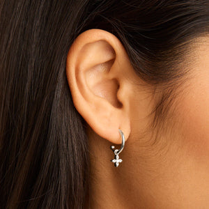 By Charlotte - Live in Light Hoop Earrings in Silver