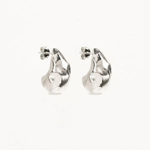 By Charlotte - Wild Heart Small Earrings in Silver