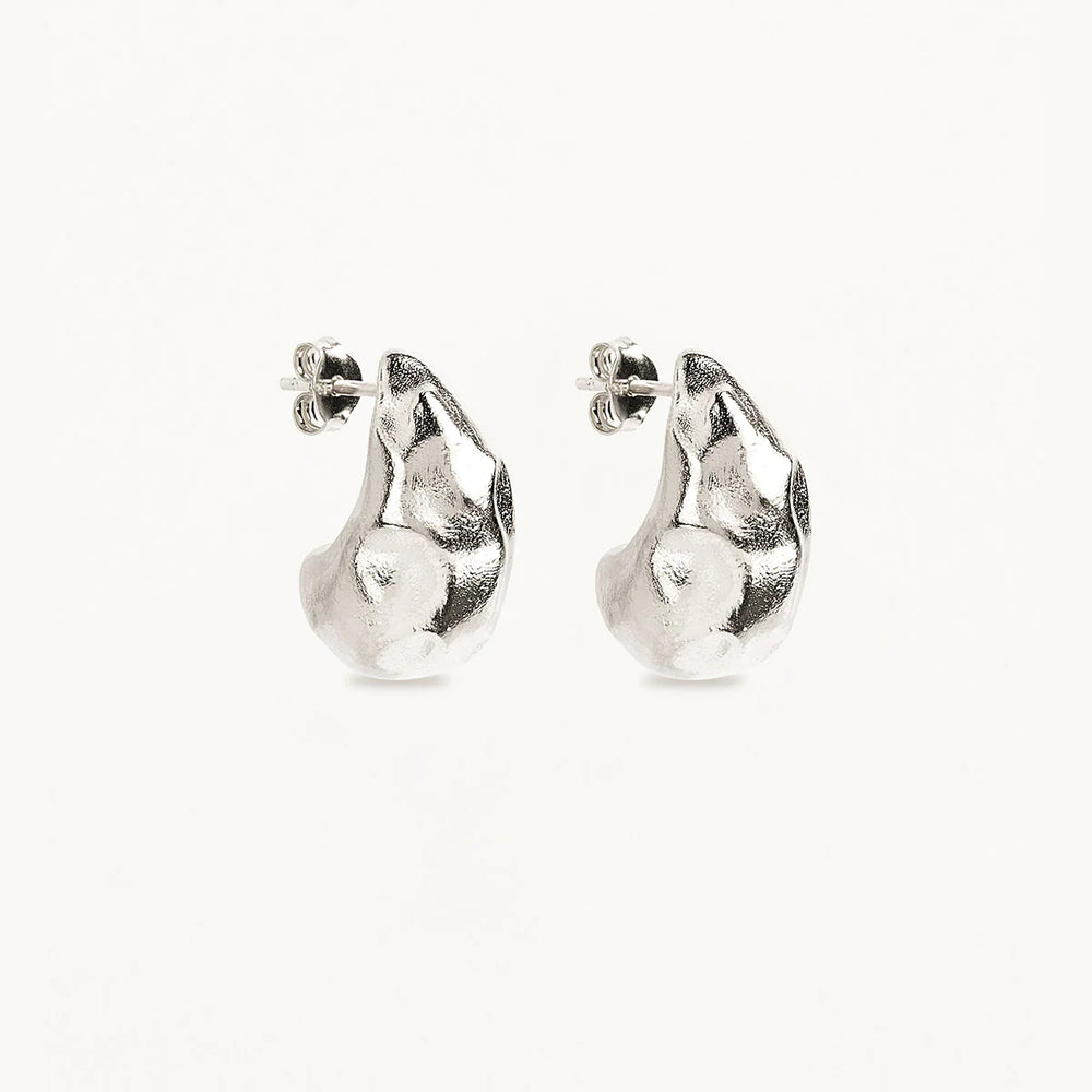 By Charlotte - Wild Heart Large Earrings in Silver