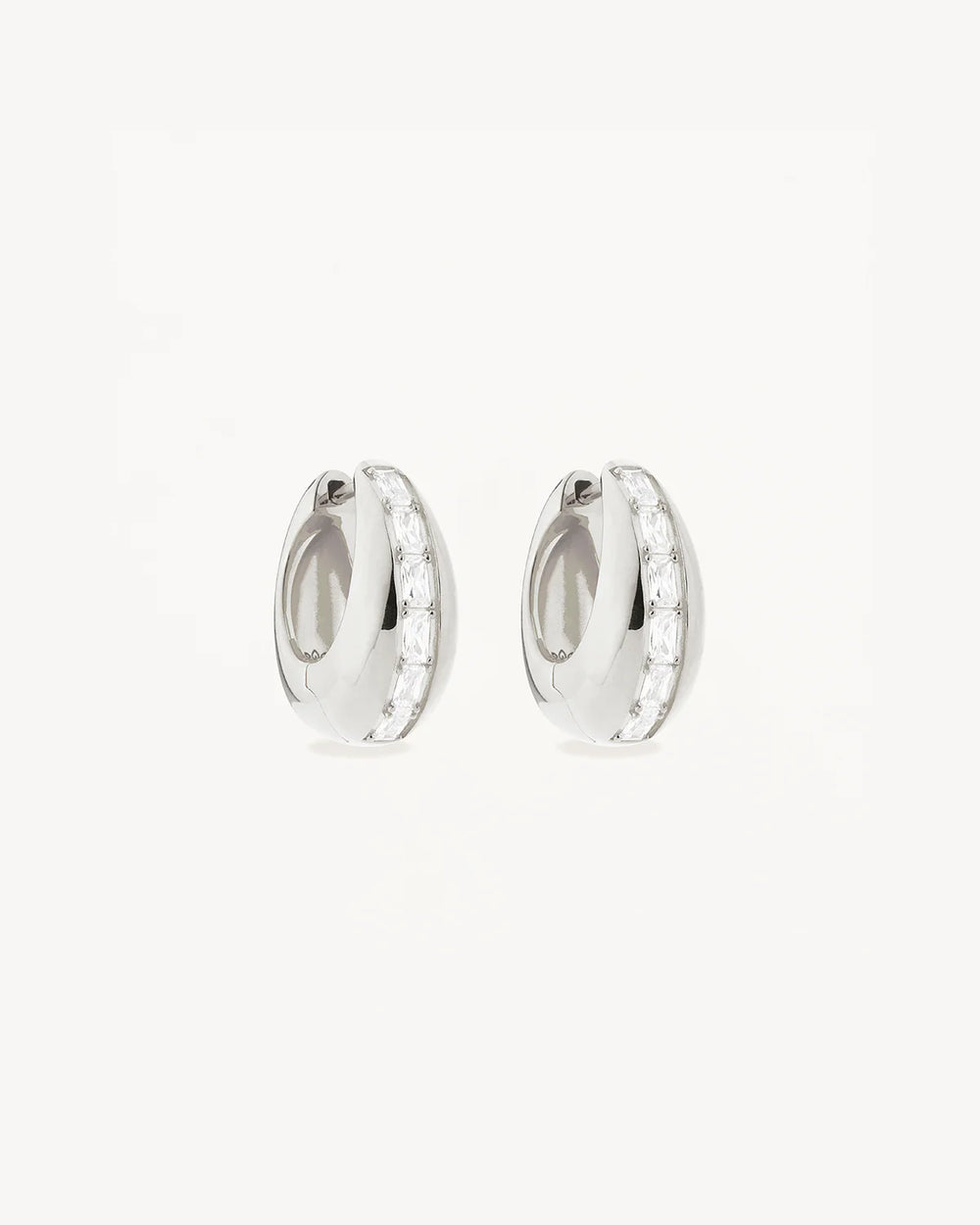 By Charlotte - Magic of You Hoops in Silver