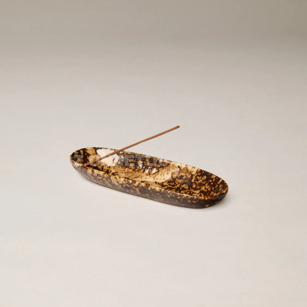 Gentle Habits - The Collector Ceramic Incense Holder in Chocolate