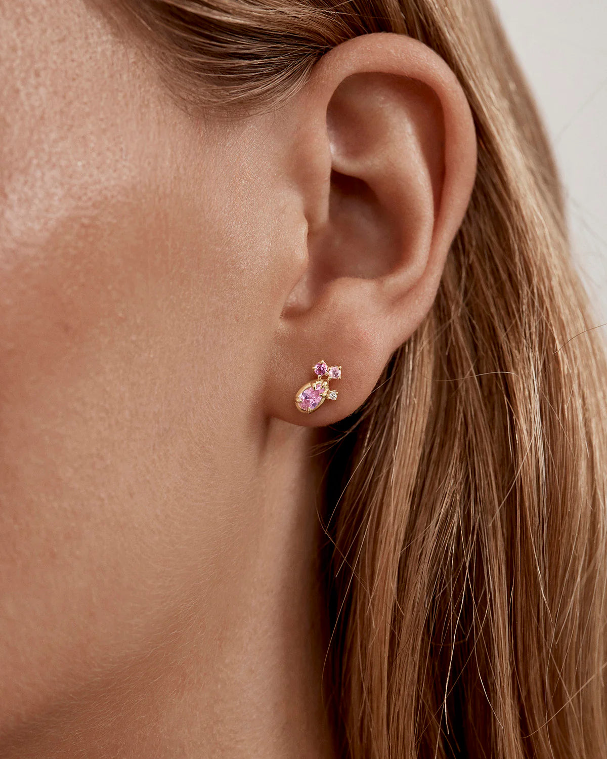 By Charlotte - Awaken Stud Earrings in Gold