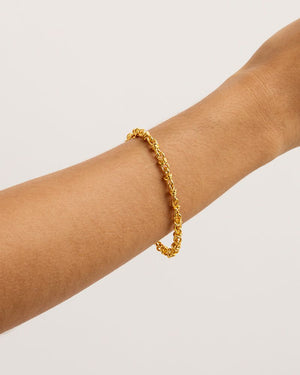 By Charlotte - Entwined Bracelet in Gold