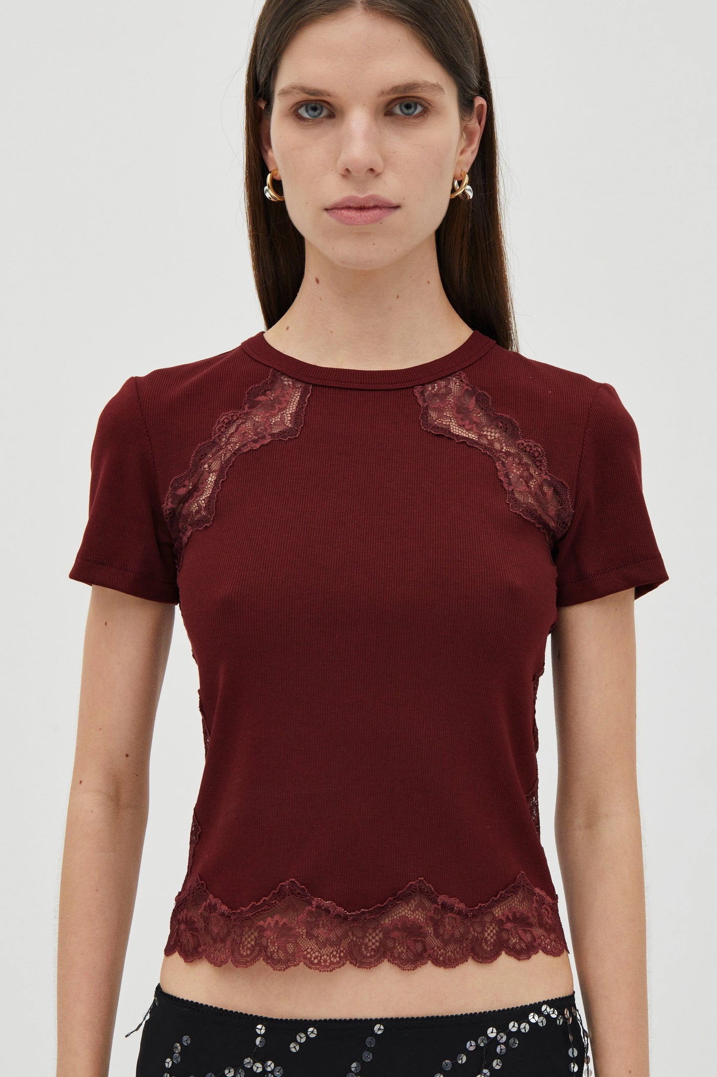 Third Form - Echo Tee in Crimson