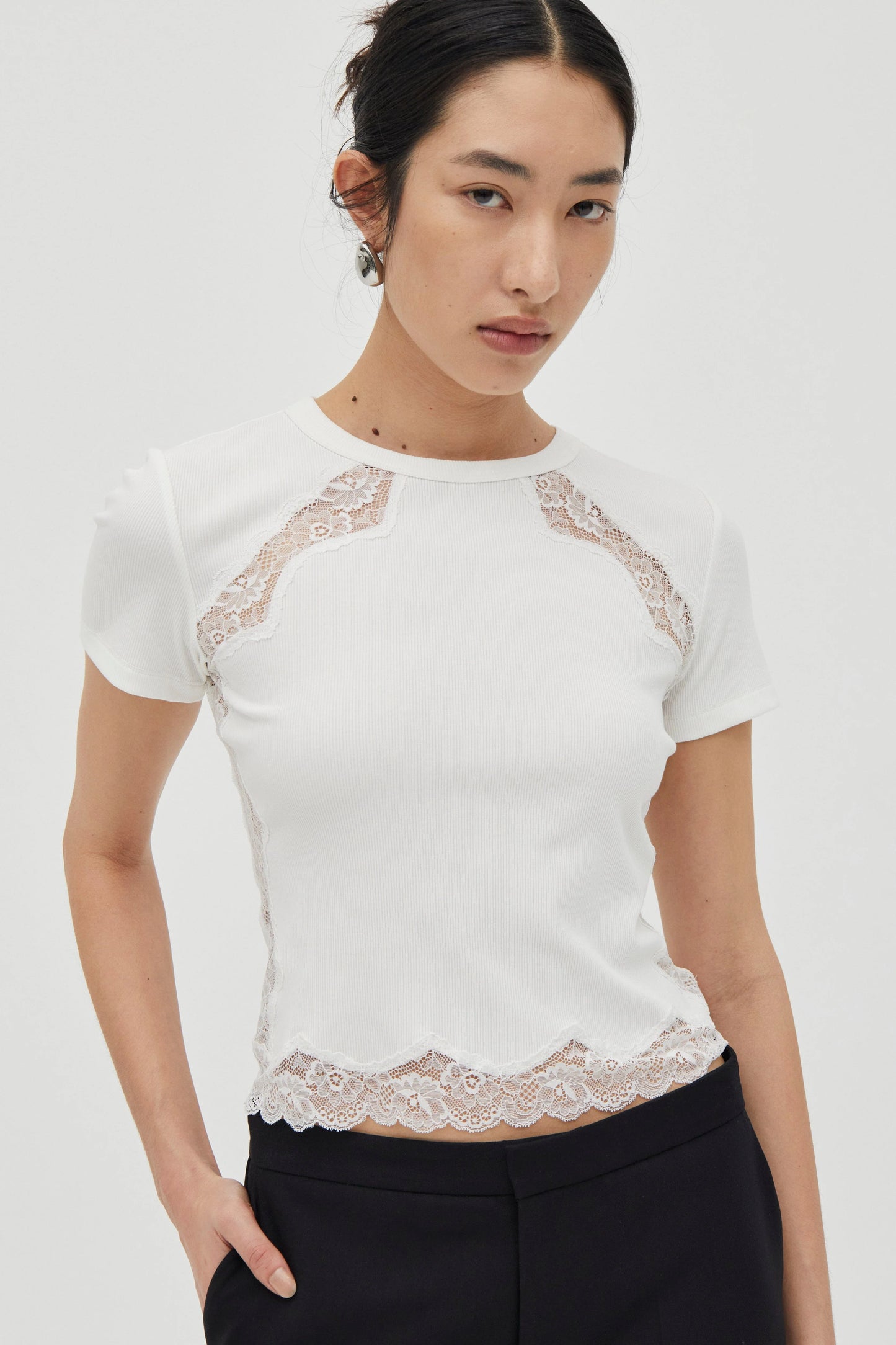 Third Form - Echo Tee in Moonstone