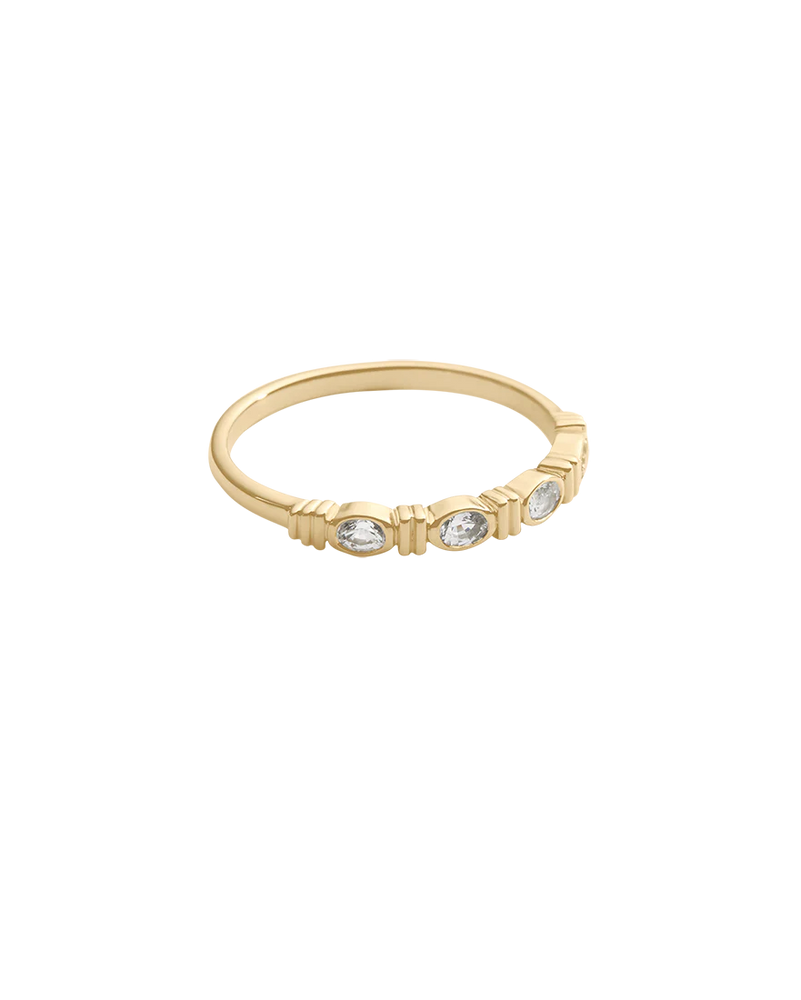 
                      
                        Kirstin Ash - Elysium Oval Sapphire Ring in 9k Solid Gold
                      
                    