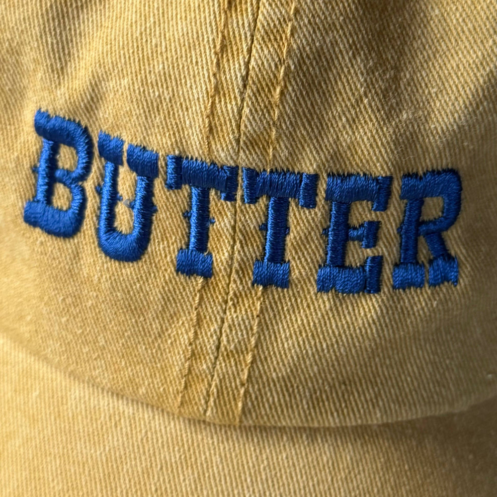 
                      
                        Butter Baseball Cap Dad Hat Restaurant foodie Chef bakery: Pigment dyed yellow
                      
                    