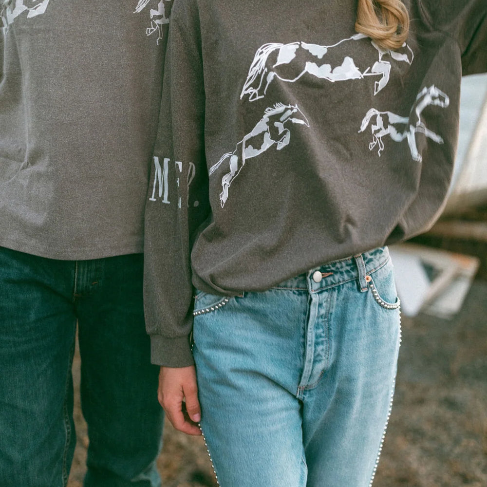 
                      
                        Far Mer by Whitney - Stampede LS Tee in Gray
                      
                    