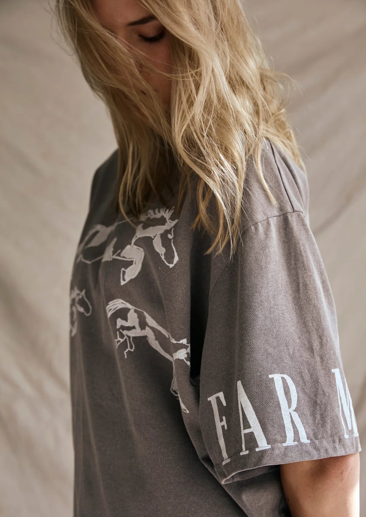 Far Mer by Whitney - Stampede Tee in Gray