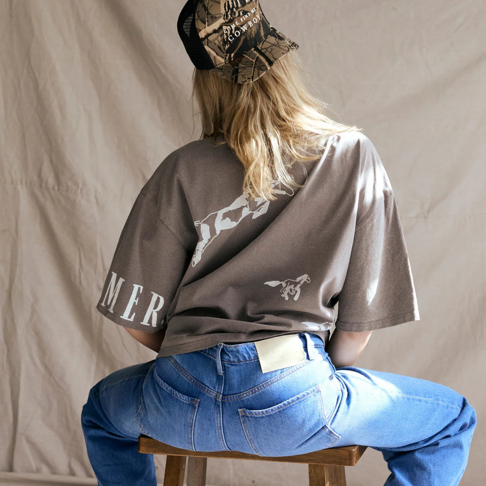 
                      
                        Far Mer by Whitney - Stampede Tee in Gray
                      
                    
