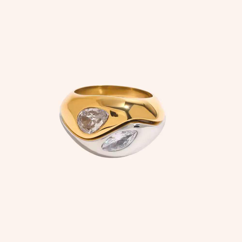 We are Emte - Unity Ring in Gold Plated & Stainless Steel