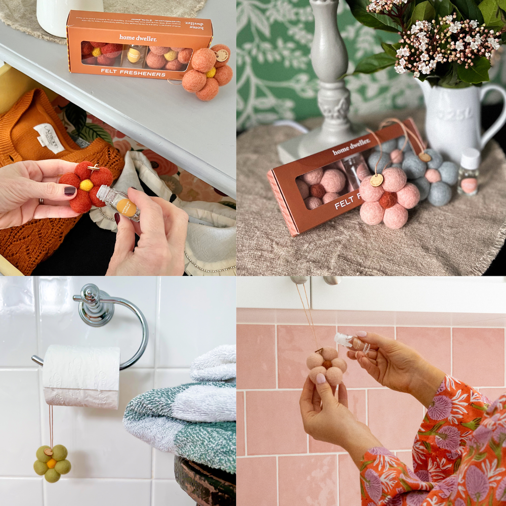 
                      
                        Felt Flower Fresheners - Australian Countryside
                      
                    