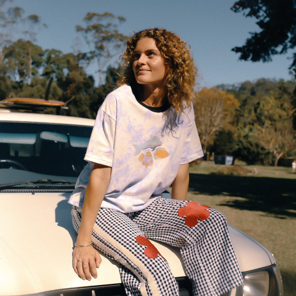 
                      
                        Atmosea - Flare Pant in Black Gingham
                      
                    