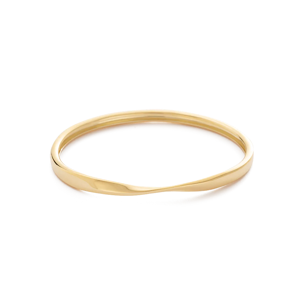 Kirstin Ash - Fold Bangle in Gold