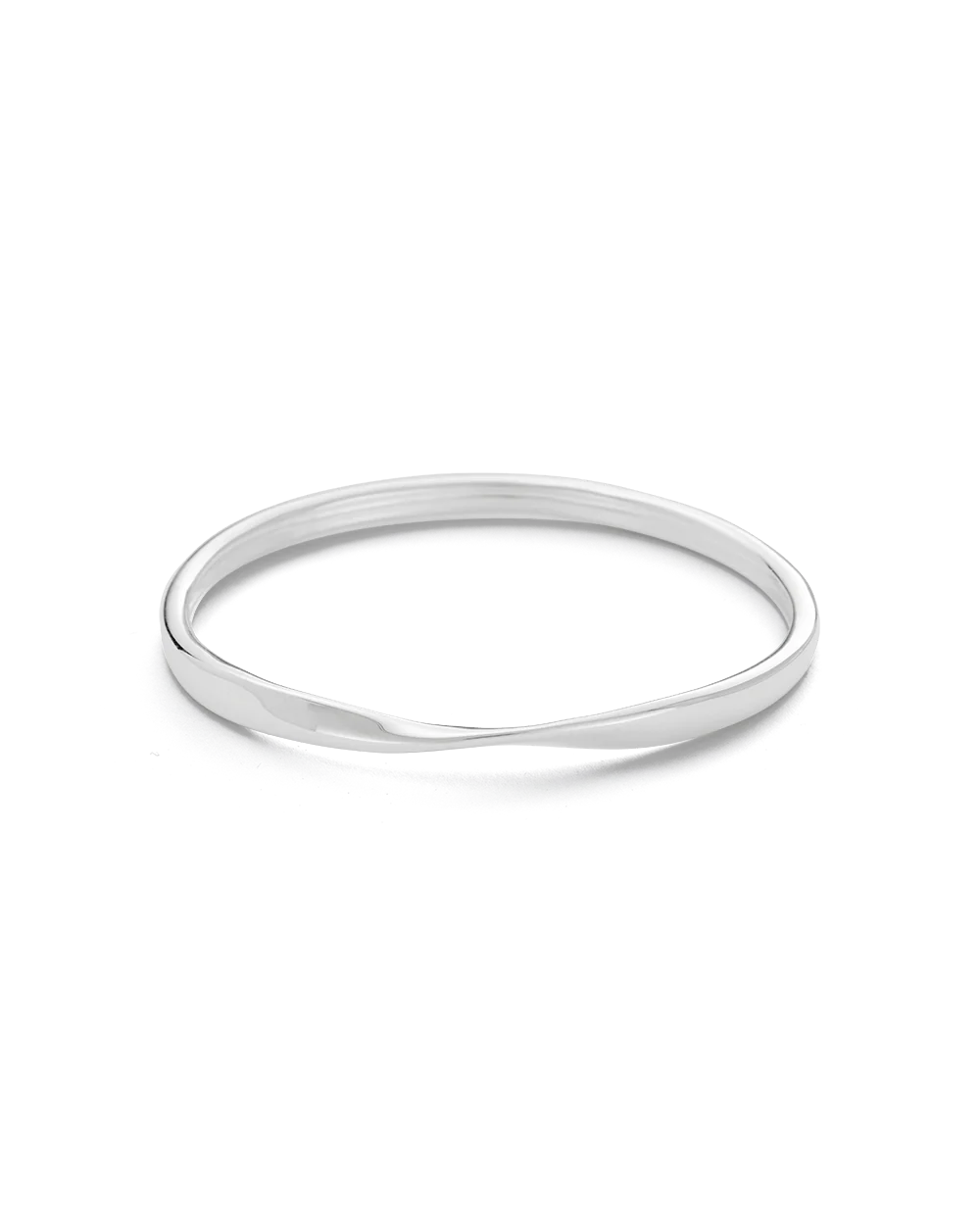 Kirstin Ash - Fold Bangle in Silver