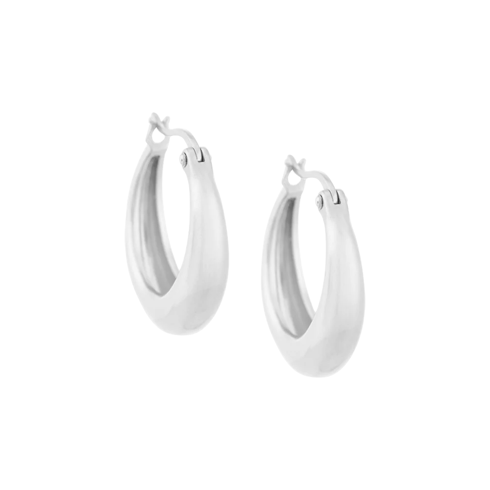 Kirstin Ash - Glow Hoops in Silver