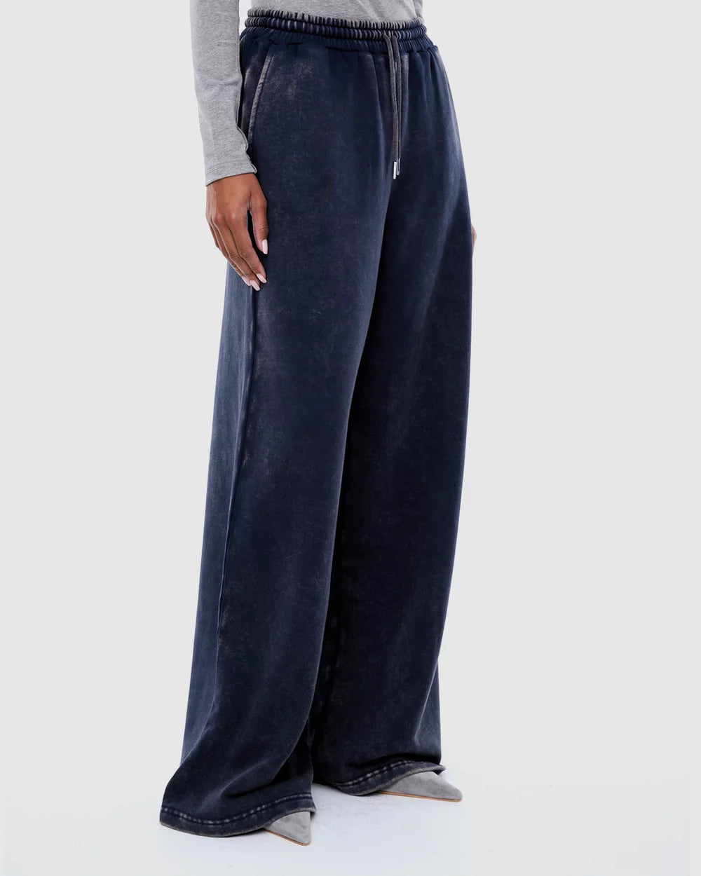 Ena Pelly - Asher Track Pant in Washed Ink