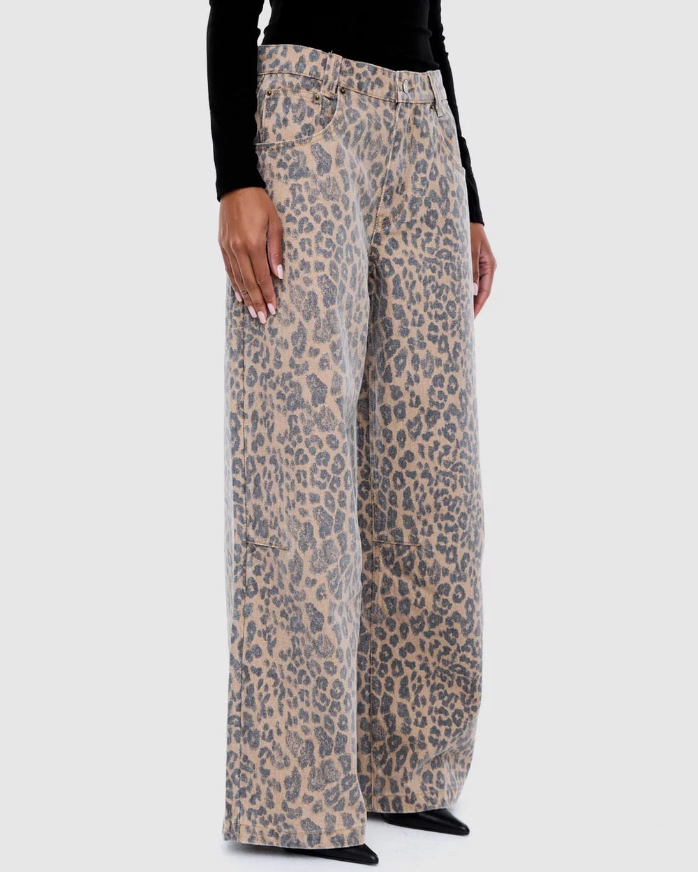 Ena Pelly - Wynn Animal Print Jeans