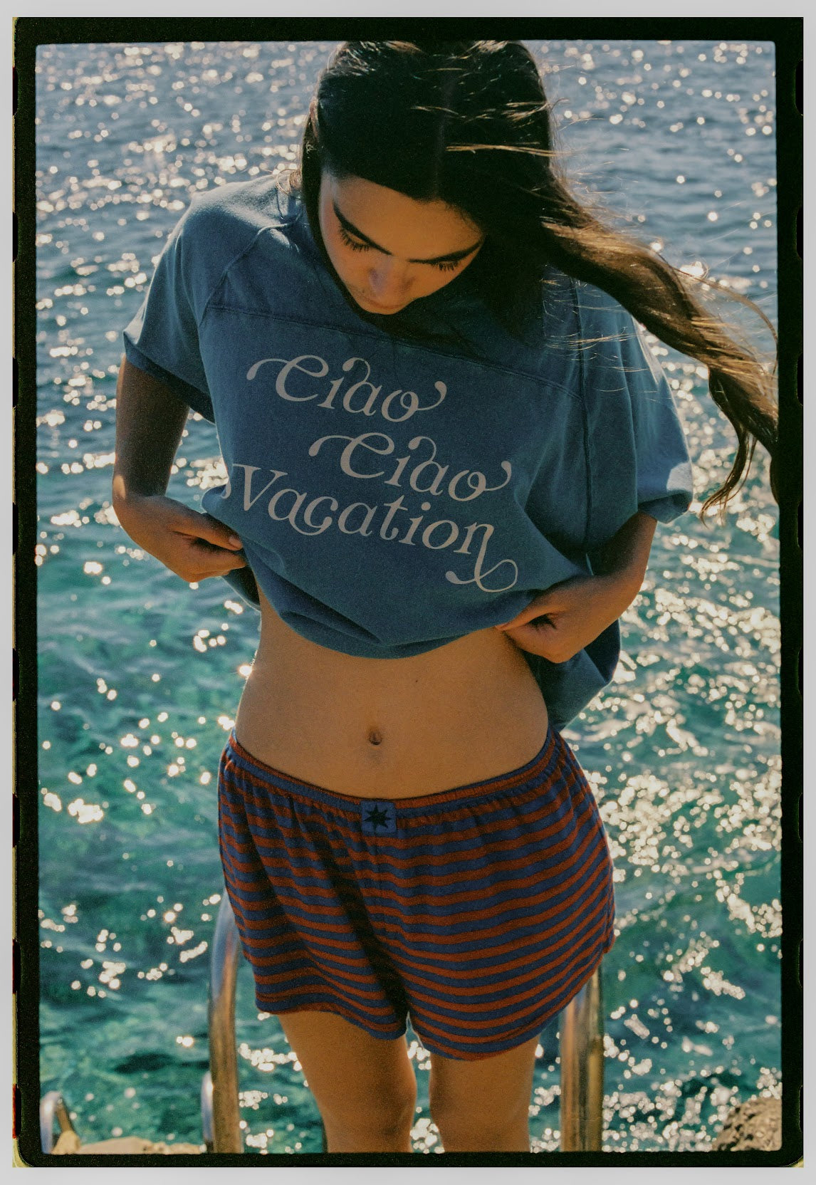 Ciao Ciao Vacation - Pomodoro Stripe Aria Short