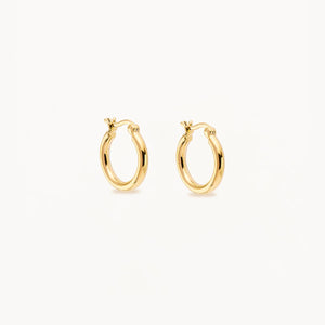 By Charlotte - Small Sunrise Hoops in Gold