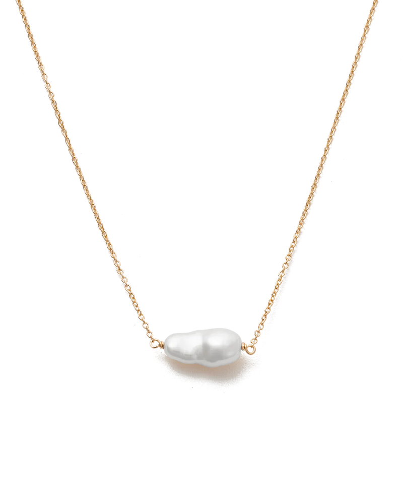 Kirstin Ash - La Sirene Pearl Necklace in Gold