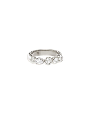 By Charlotte - Magic of Eye Crystal Ring in Silver