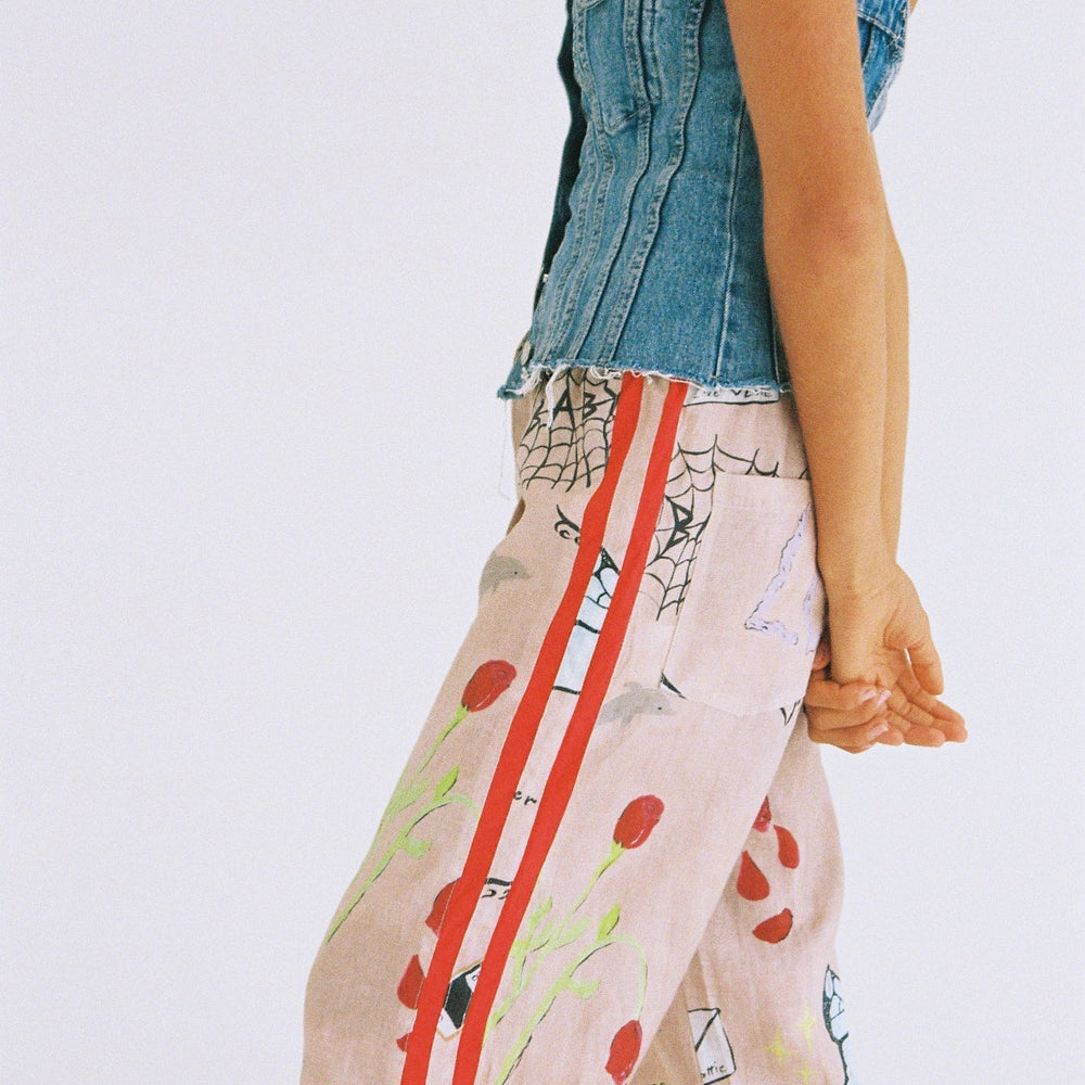 
                      
                        Lottie Hall - Love Letter Pants in Love Print
                      
                    