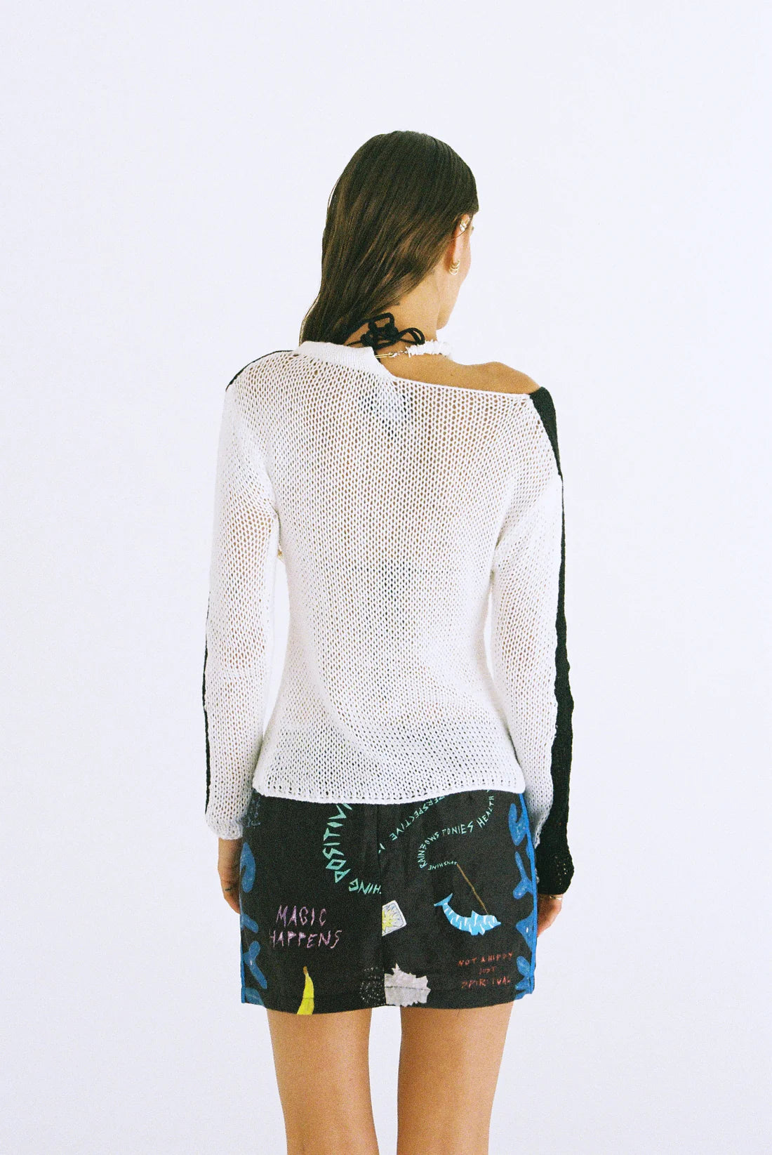 Lottie Hall - Marathon Mini Skirt in Black