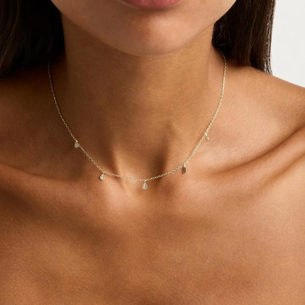 By Charlotte - Grace Choker in Silver