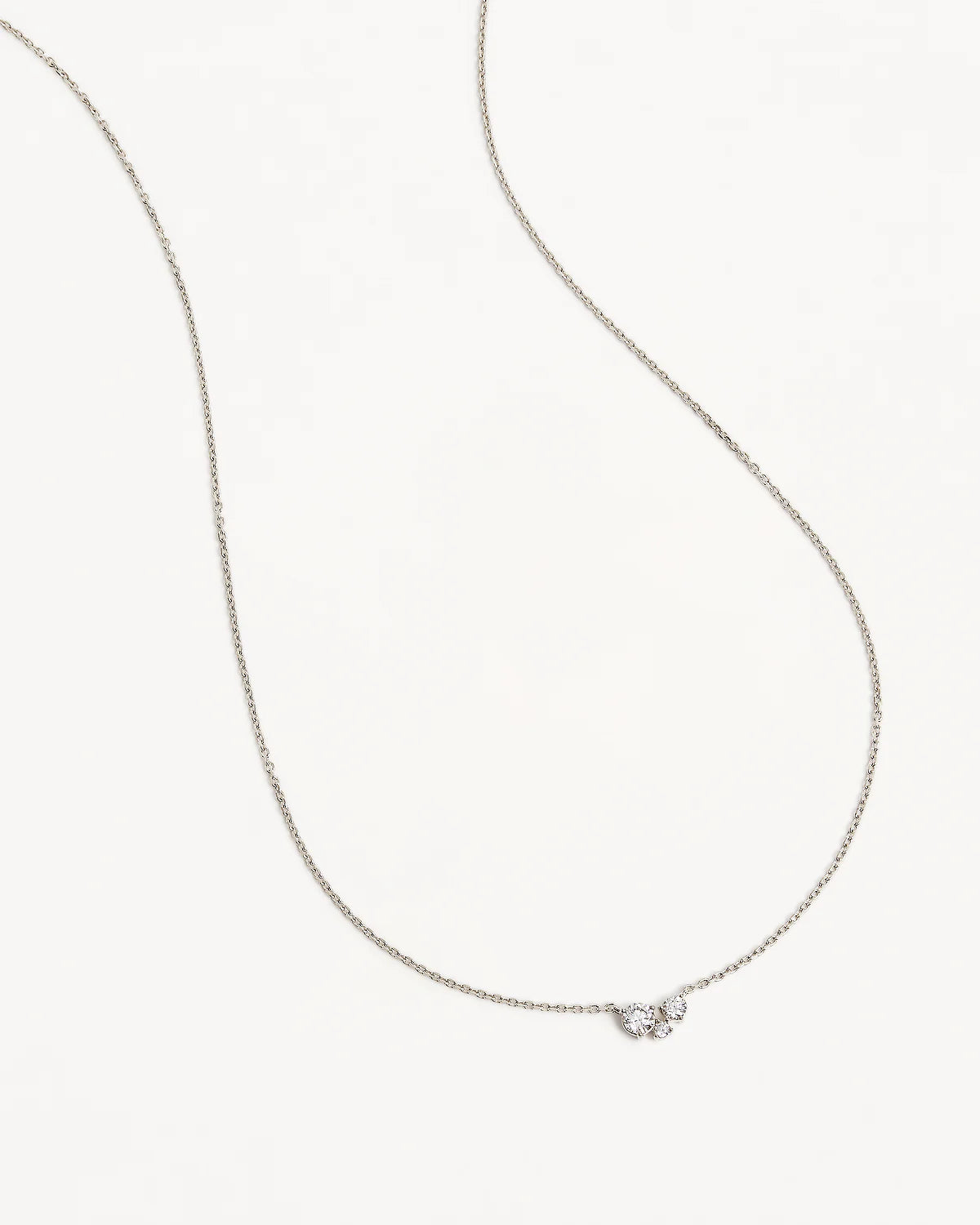 By Charlotte - Whispers of Love Necklace in Silver