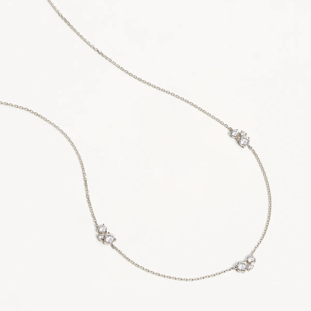 By Charlotte - Whispers of Love Choker in Silver