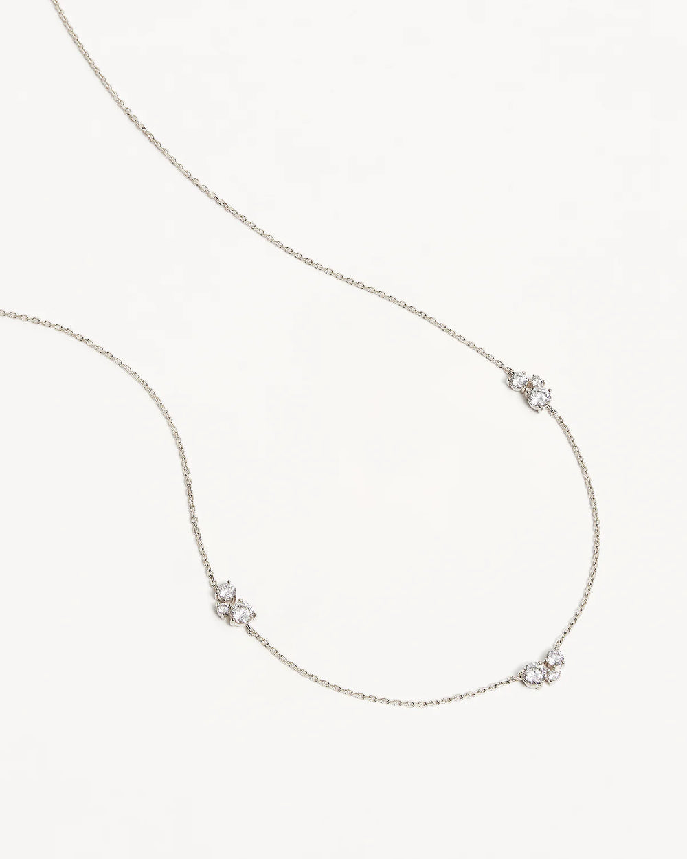 By Charlotte - Whispers of Love Choker in Silver