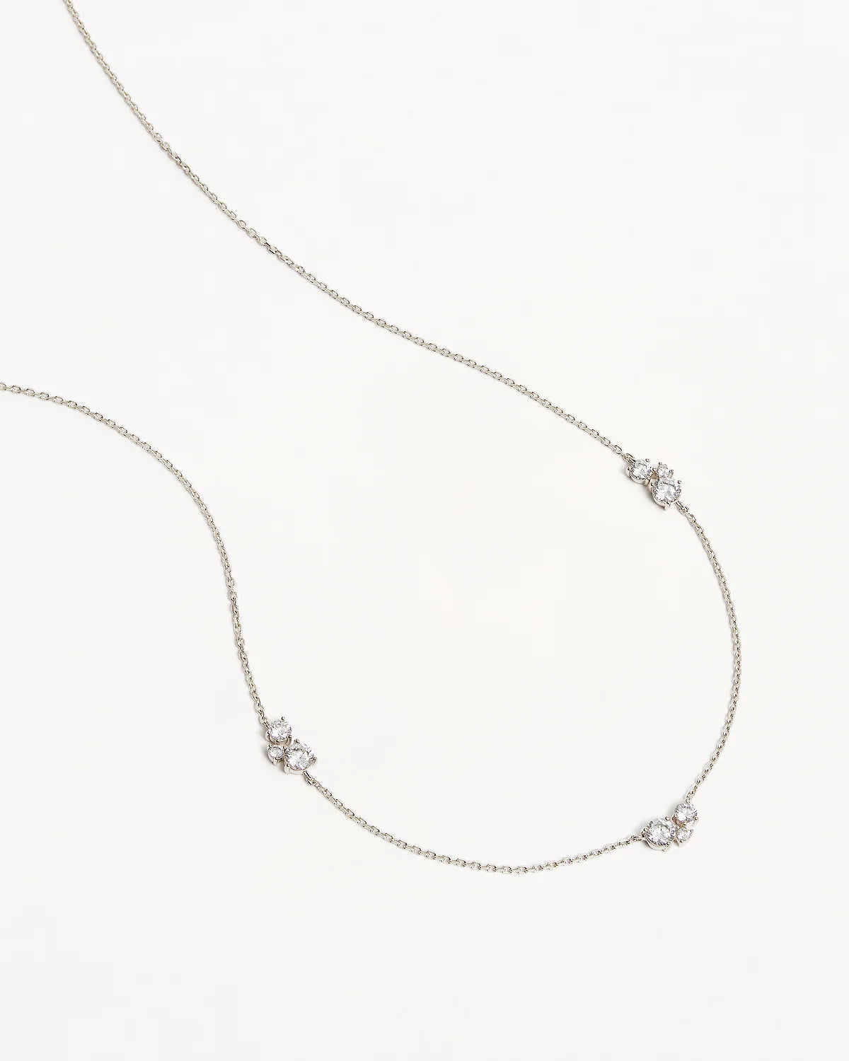 By Charlotte - Whispers of Love Choker in Silver