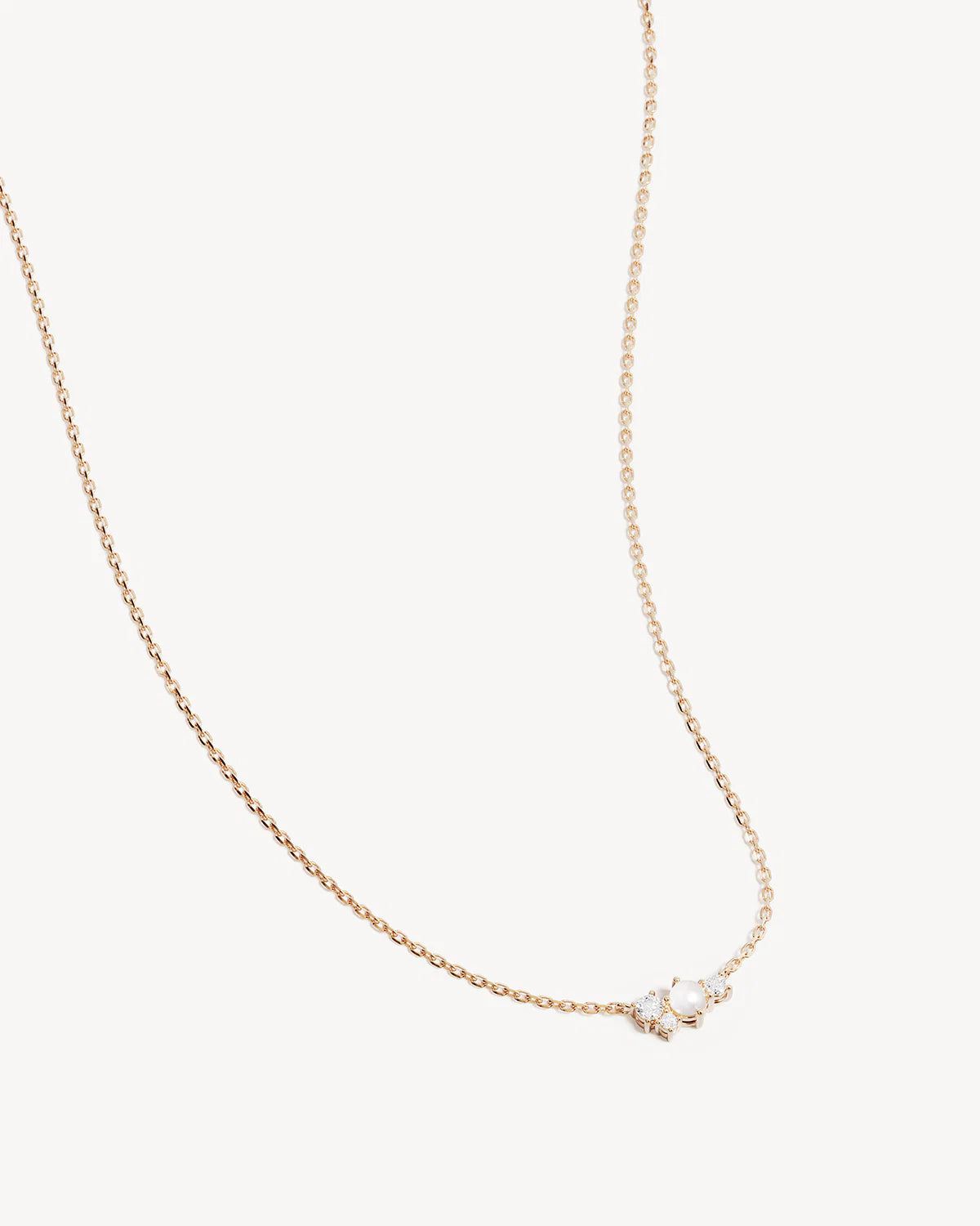 By Charlotte - Love in Stillness Pearl Necklace in Gold