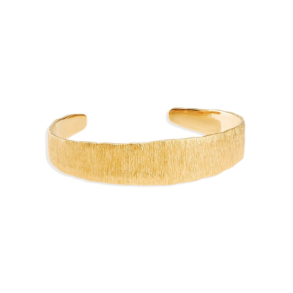 By Charlotte - Woven Light Cuff in Gold